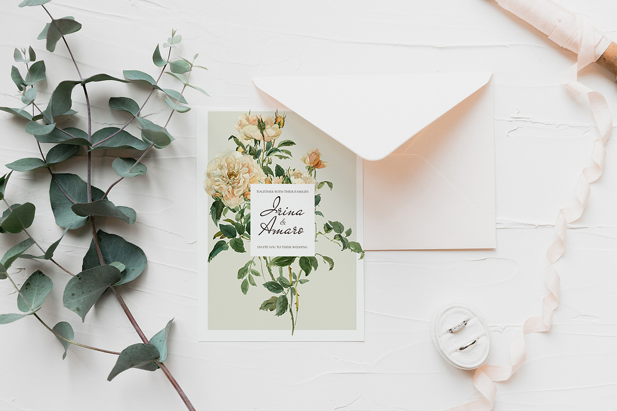 My Beautiful Wedding Invitation Set, an Invitation Template by Irina Dolgikh (Photo 2 of 6)