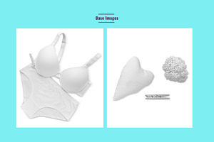 Organic Cotton Lingerie Set Mockup