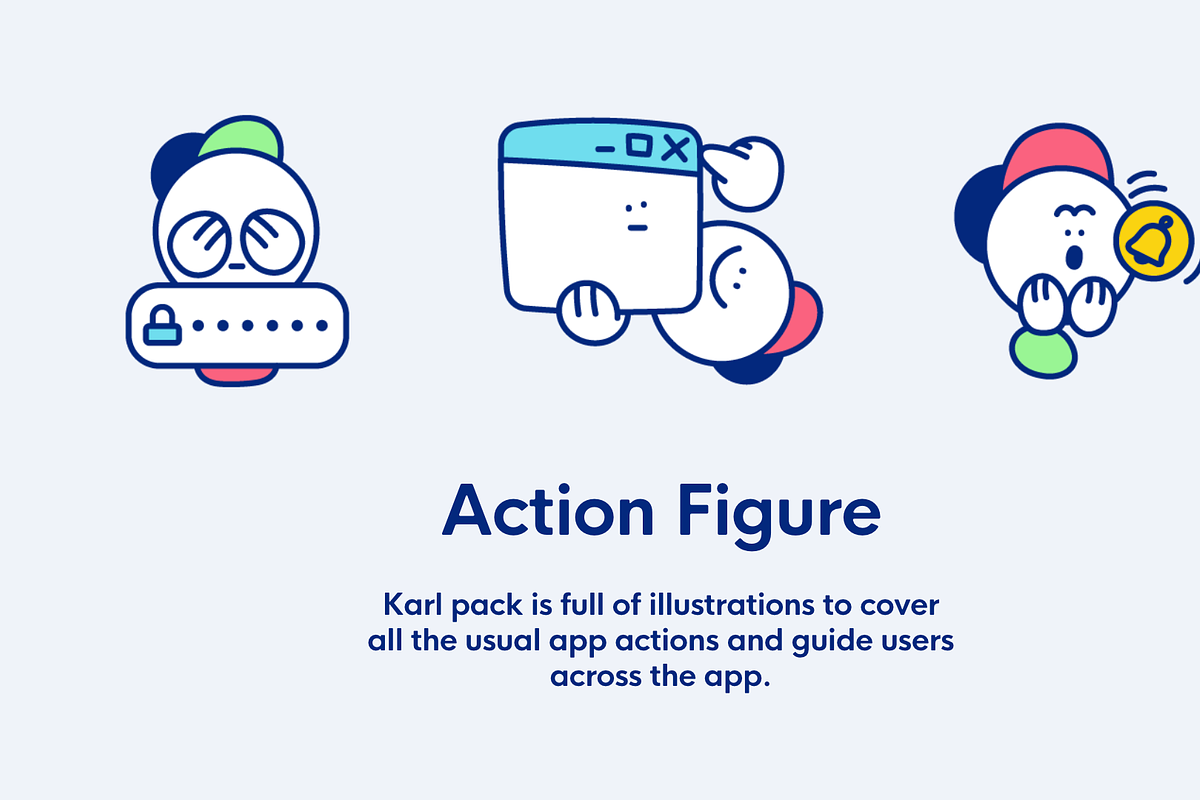 Karl - illustration pack, an Empty State Illustration by Ivan Mesaros (Photo 2 of 8)