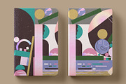 Vector Abstract Composition, an Illustration by OLLYSWEATSHIRT DSGN INC. (Thumbnail 3 of 4)