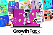 Growth Canva Templates for IG, a Social Media Template by Virall (Thumbnail 1 of 10)