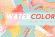 Watercolor blobs, coral texture, a Texture Illustration by Vivitta (Thumbnail 1 of 3)