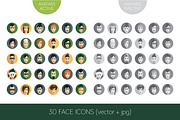 Avatar iсons, an Icon by YuliaBiser (Thumbnail 2 of 5)
