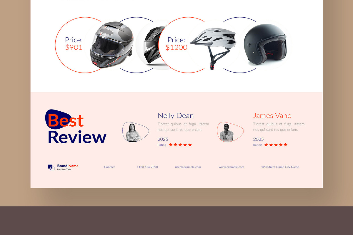 Ecommerce Landing Page Layout, a Landing Page Template by CreativeShaper (Photo 6 of 6)