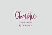 Chaotic Script, a Handwritten Font by Beck McCormick (Thumbnail 1 of 10)