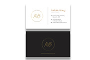 Golden Business Card Template, a Business Card Template by Emilly Studio (Thumbnail 3 of 3)