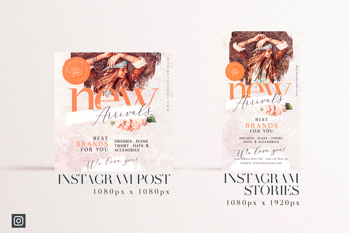 New Arrivals Social Media Pack, a Social Media Template by Touringxx Creative Studio (Photo 3 of 8)