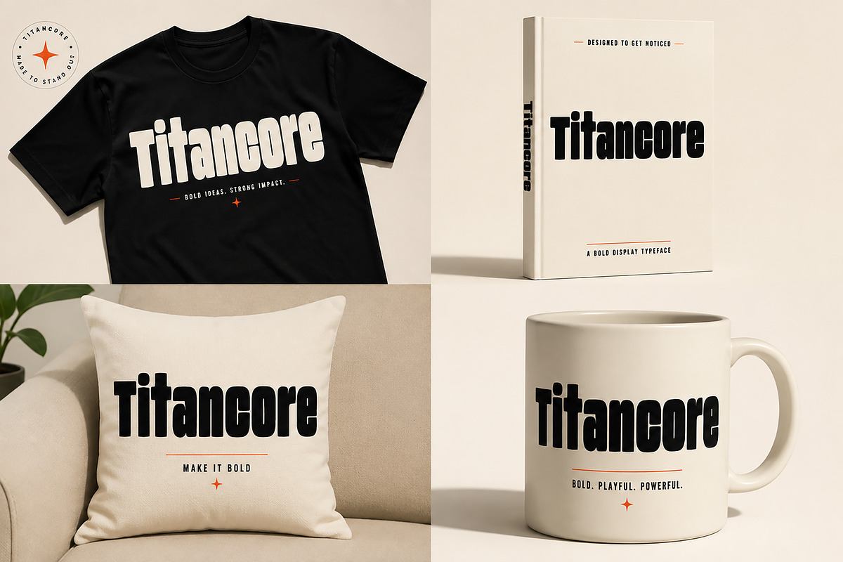 TITANCORE, a Slab Serif Font by Wow Magic (Photo 2 of 5)