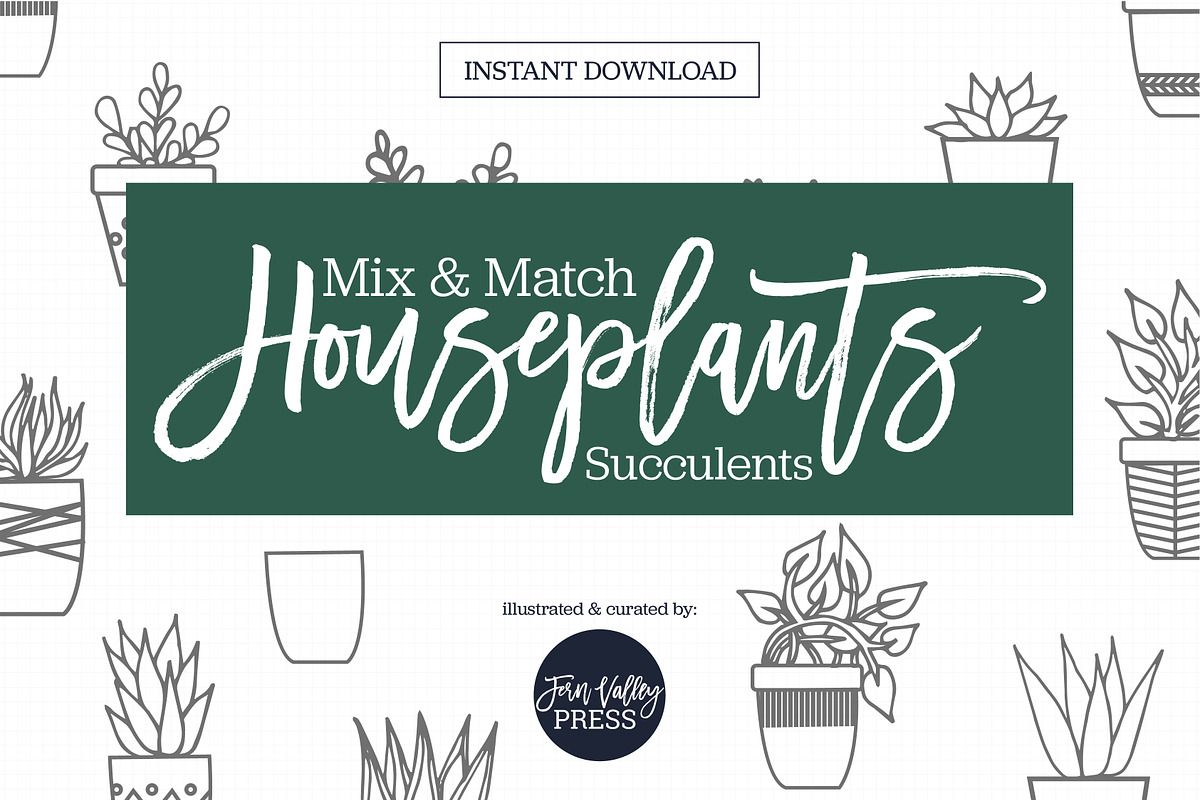 Hand Drawn Succulent Illustrations, an Illustration by Hannah Eliza Studio (Photo 1 of 6)