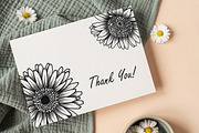 Aster Line Art SVG, an Object Graphic by Dervik Art Store (Thumbnail 7 of 7)