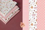 Watercolor patterns Valentine's Day, a Pattern Graphic by Pattern + watercolor (Thumbnail 4 of 9)