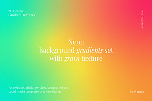 20 Abstract Neon Gradients