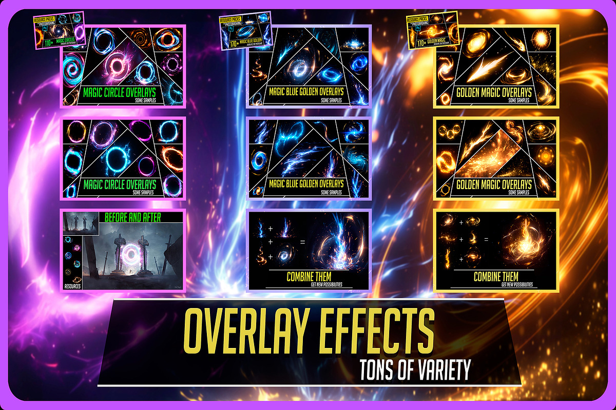 Magic Effects Bundle - 13 Packs, an Object Graphic by Mikel Blazgad (Photo 7 of 21)