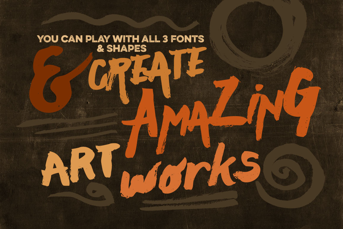 Chocoleta Typeface preview 3