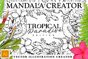 Tropical Paradise Mandala Creator, a Plug-in Add-On by Drifter Studio (Thumbnail 1 of 8)