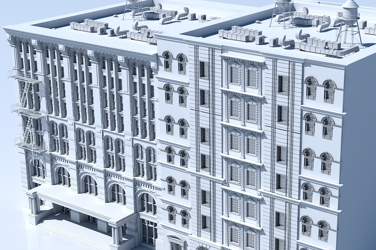 Commercial Building Facade 20, an Architecture 3D Model by Giimann (Photo 6 of 13)