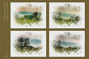 Mysterious Watercolor Landscapes 3, a Background Graphic by Suna Kosem (Thumbnail 11 of 14)