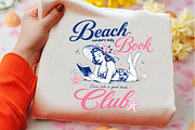 Beach Book Club Reading Summer PNG, a Seasonal Illustration by OK Design (Thumbnail 3 of 5)