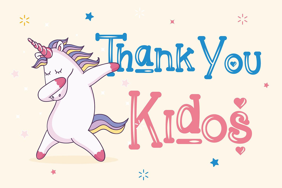 Helloo Kidos - Playful Display Font, a Handwritten Font by StringLabs (Photo 11 of 11)