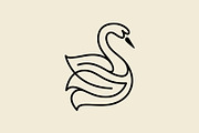 Elegant Swan Lineart Logos, a Branding & Logo Template by Buqancreative (Thumbnail 5 of 9)