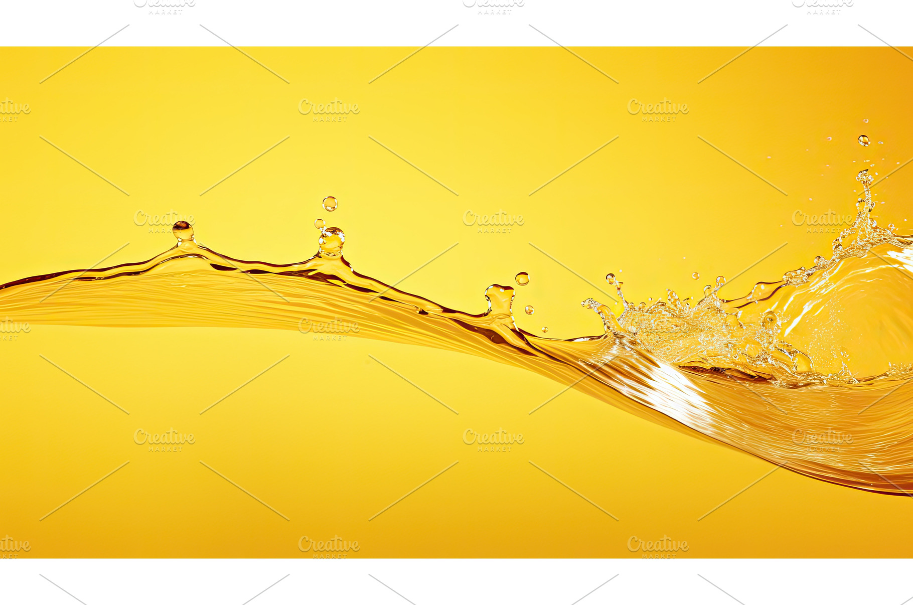 elegantly water splash yellow, a Nature Photo by pikepicture