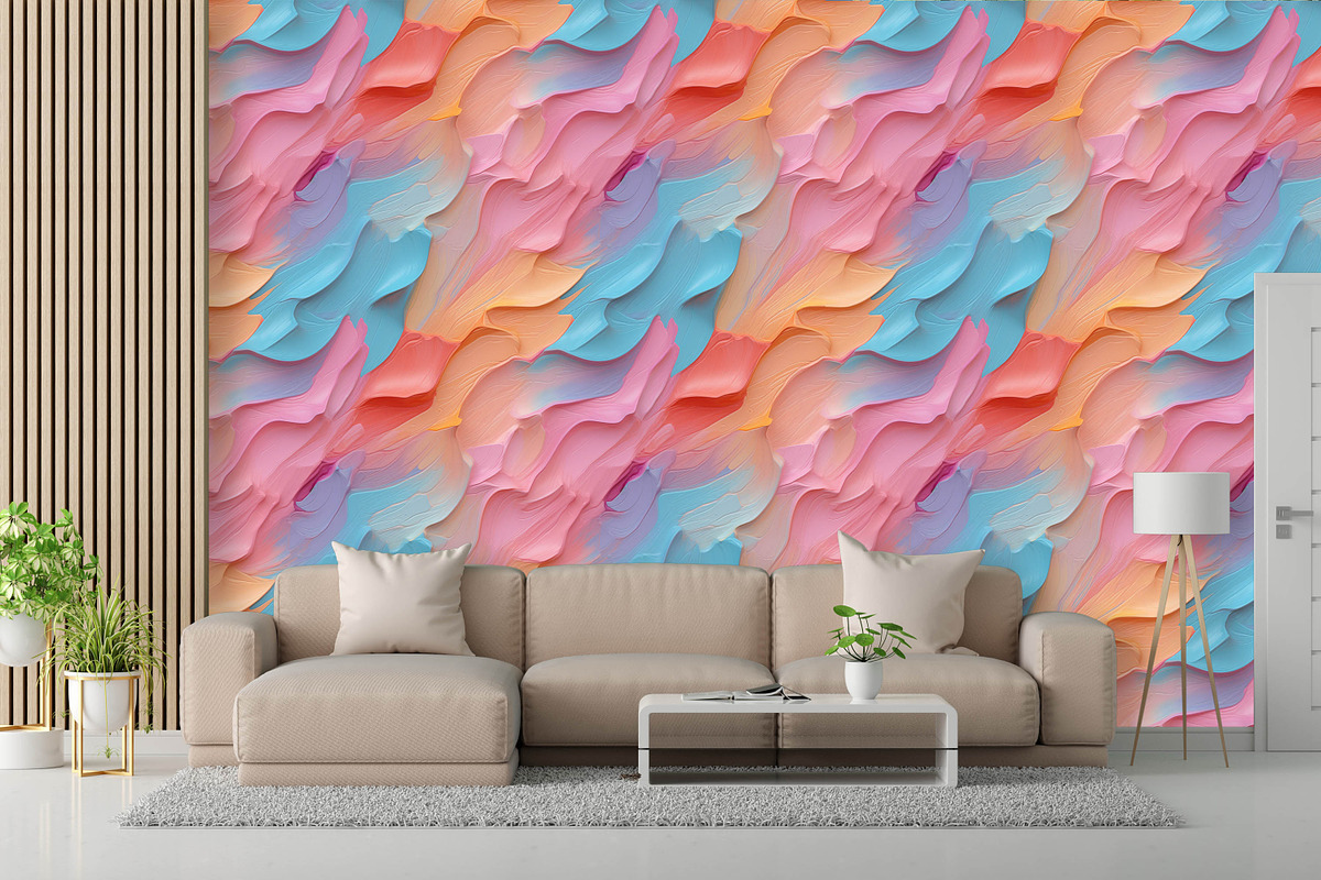 Colorful Oil Paint Strokes Pattern, a Pattern Graphic by Forhadx5 (Photo 8 of 14)