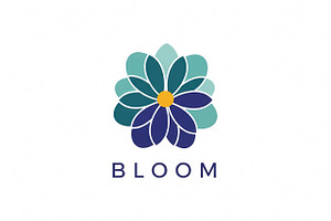 Bloom Flower Logo, a Branding & Logo Template by Logocreative