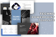 Techno-PowerPoint Template [PPTX], a Presentation Template by litoondev (Thumbnail 1 of 11)
