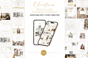 Christmas Instagram Templates Canva, a Social Media Template by Studio Eburnean (Thumbnail 2 of 4)