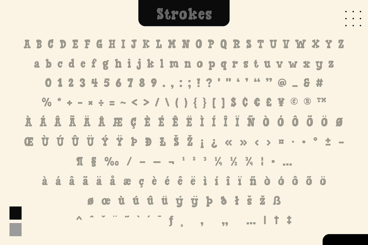 Fox Gabriel : 5 Font Styles, a Symbol Font by Fox7 By Rattana (Photo 10 of 14)