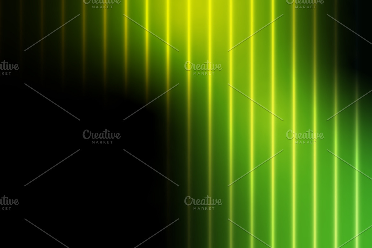 Neon Green Light Lines Background, a Background Graphic by Design Store (Photo 1 of 3)