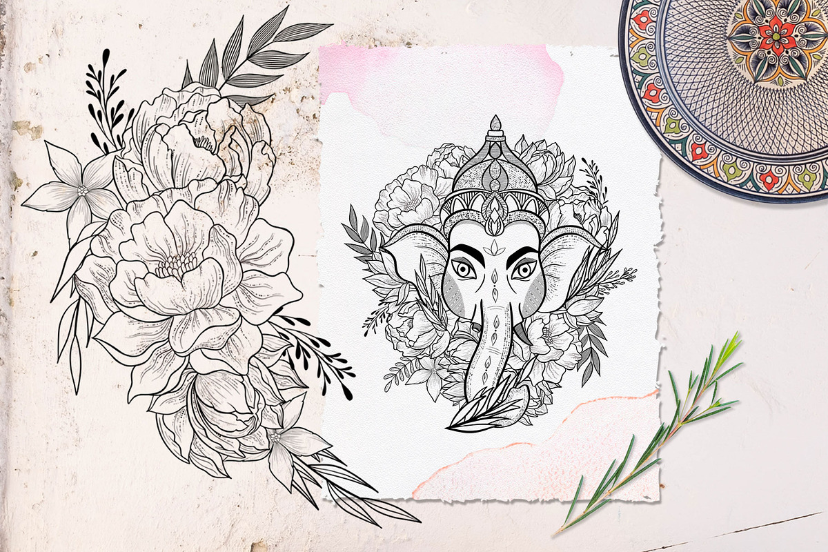 Wonder Bloom Graphic Set & Alphabet, a Decorative Illustration by CallMeStasia (Photo 4 of 10)