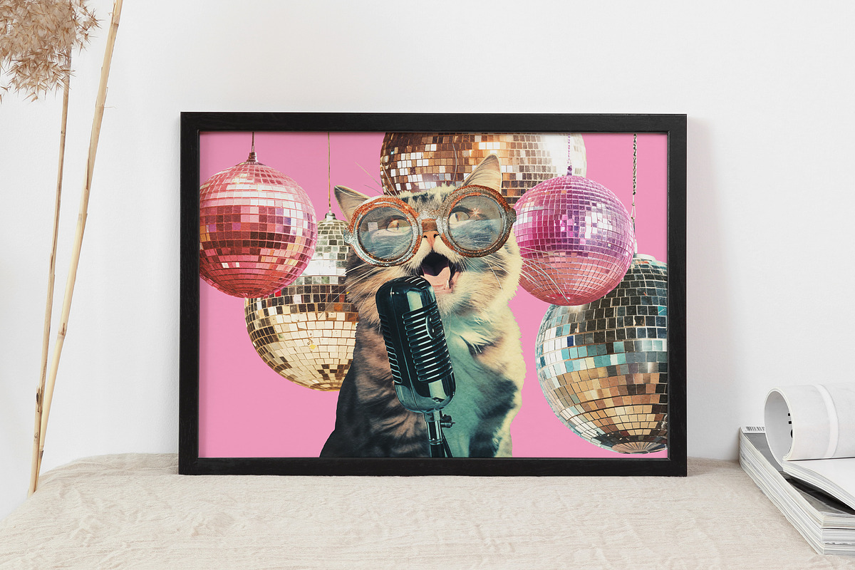 Disco Cats, an Object Graphic by TheCuteShop (Photo 5 of 6)