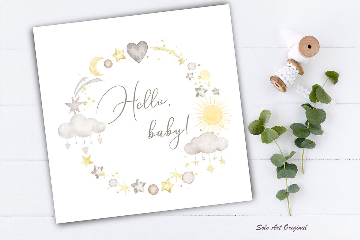 Teddy bear Boho rainbow Baby shower, an Animal Illustration by Solo Art Original (Photo 8 of 9)