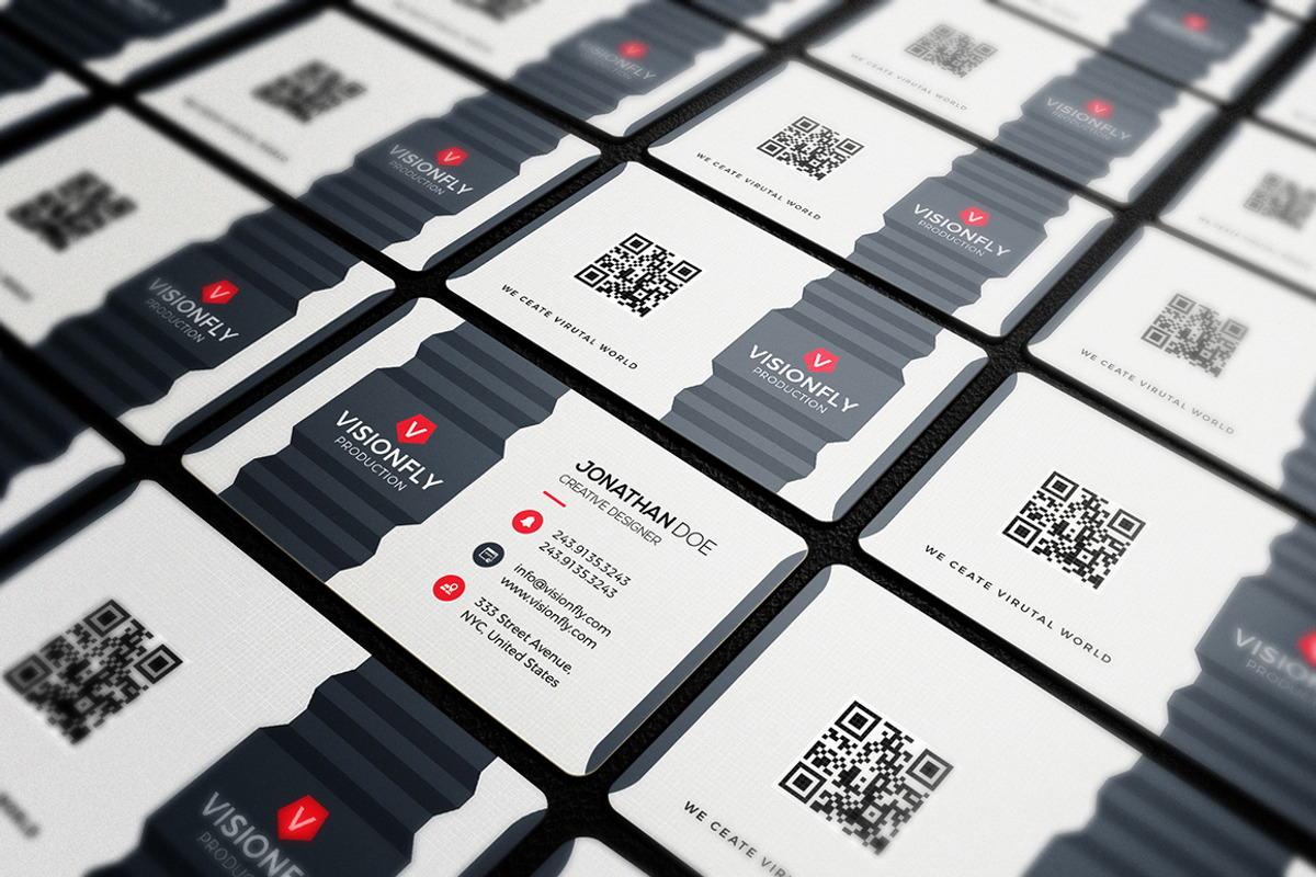 100 Modern Business Card Bundle, a Business Card Template by GraphicsEgg (Photo 12 of 102)