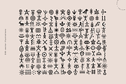 Tribal Shabby Symbols Vector Pack, an Object Graphic by Nutalin Art (Thumbnail 3 of 13)