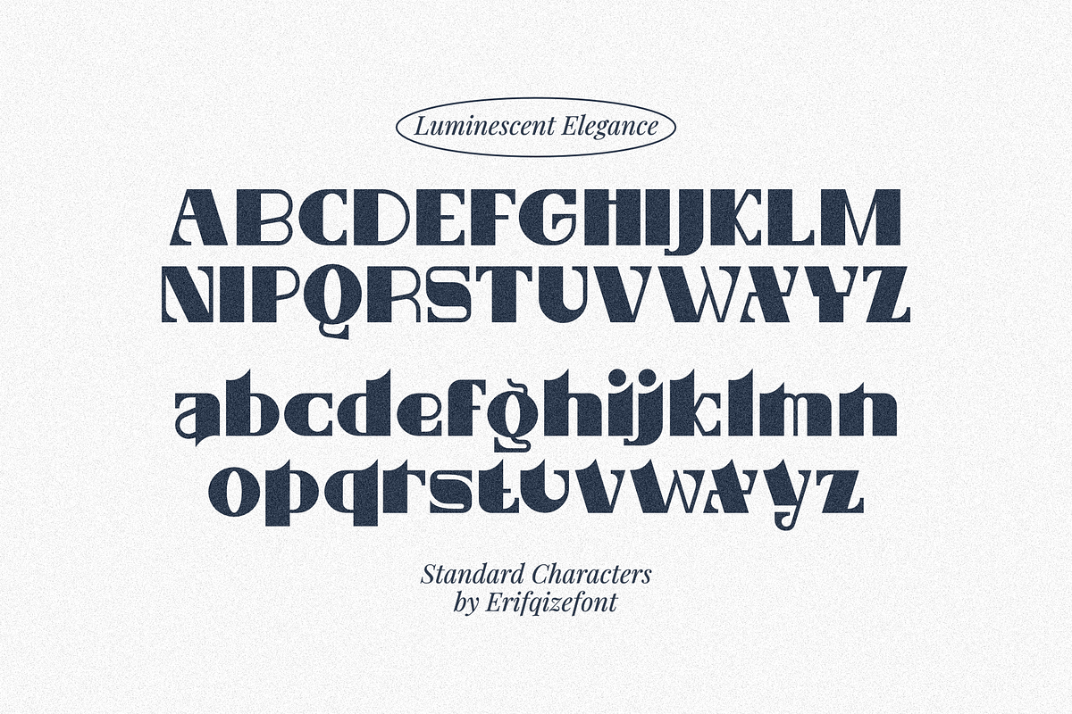 Luminescent Elegance Font, a Sans Serif Font by Erifqizefont (Photo 10 of 21)