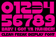 Clean Freak Display Font, a Font by Brethrendesignco (Thumbnail 4 of 4)