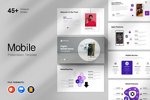 Mobile Presentation Template, a Presentation Template by GenerousArt