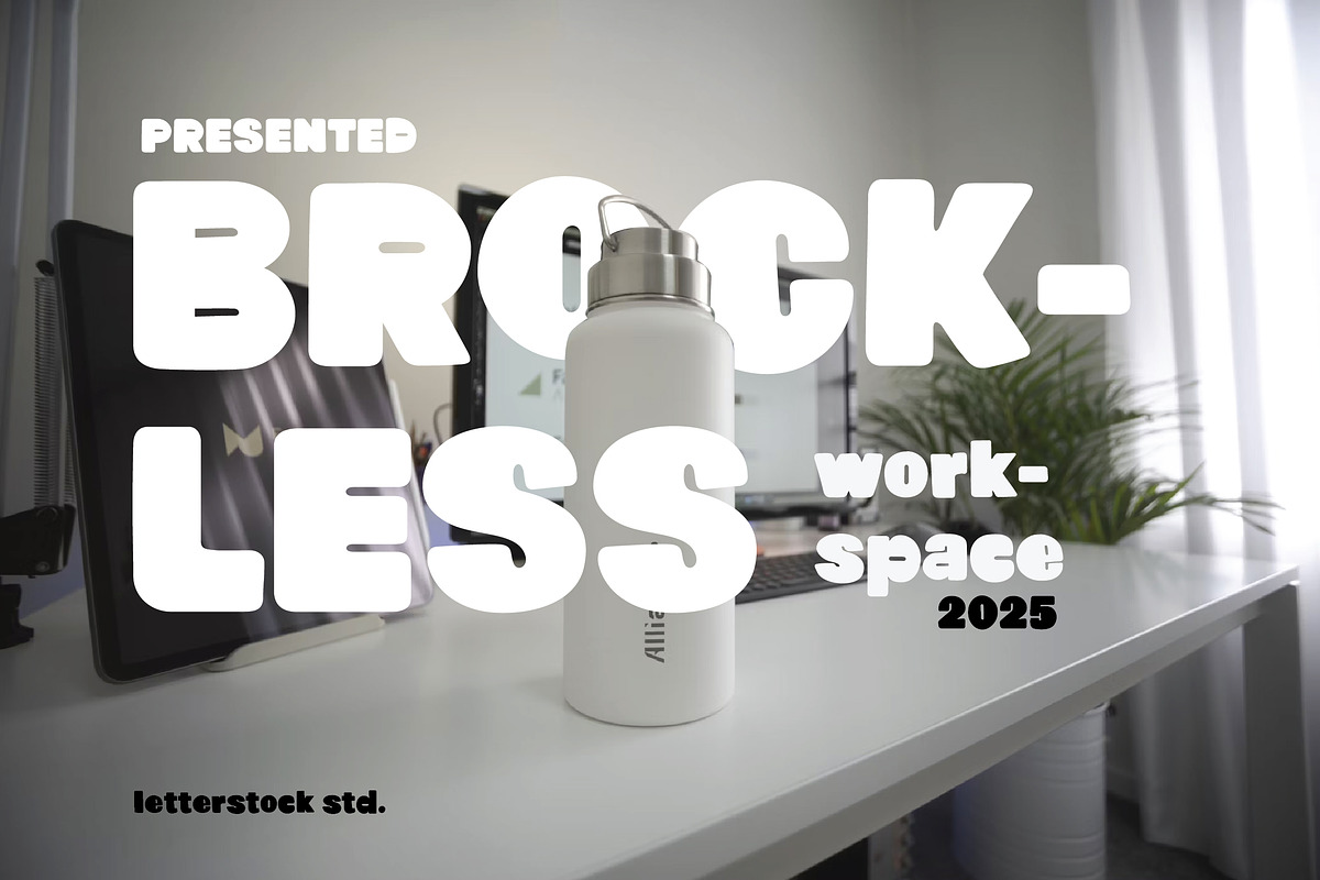 Brockless, a Sans Serif Font by LetterStock (Photo 1 of 5)