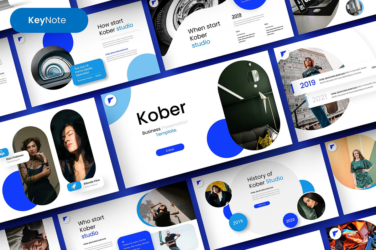 Kober – Business Keynote Template, a Presentation Template by Dens Creative Studio (Photo 1 of 6)