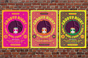 Groovy Party, a Flyer Template by Aiyari Graphic (Thumbnail 3 of 3)