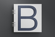 Blue Jeans Bitmap Font & PNGs, a Sans Serif Font by Creative Graphics (Thumbnail 4 of 6)