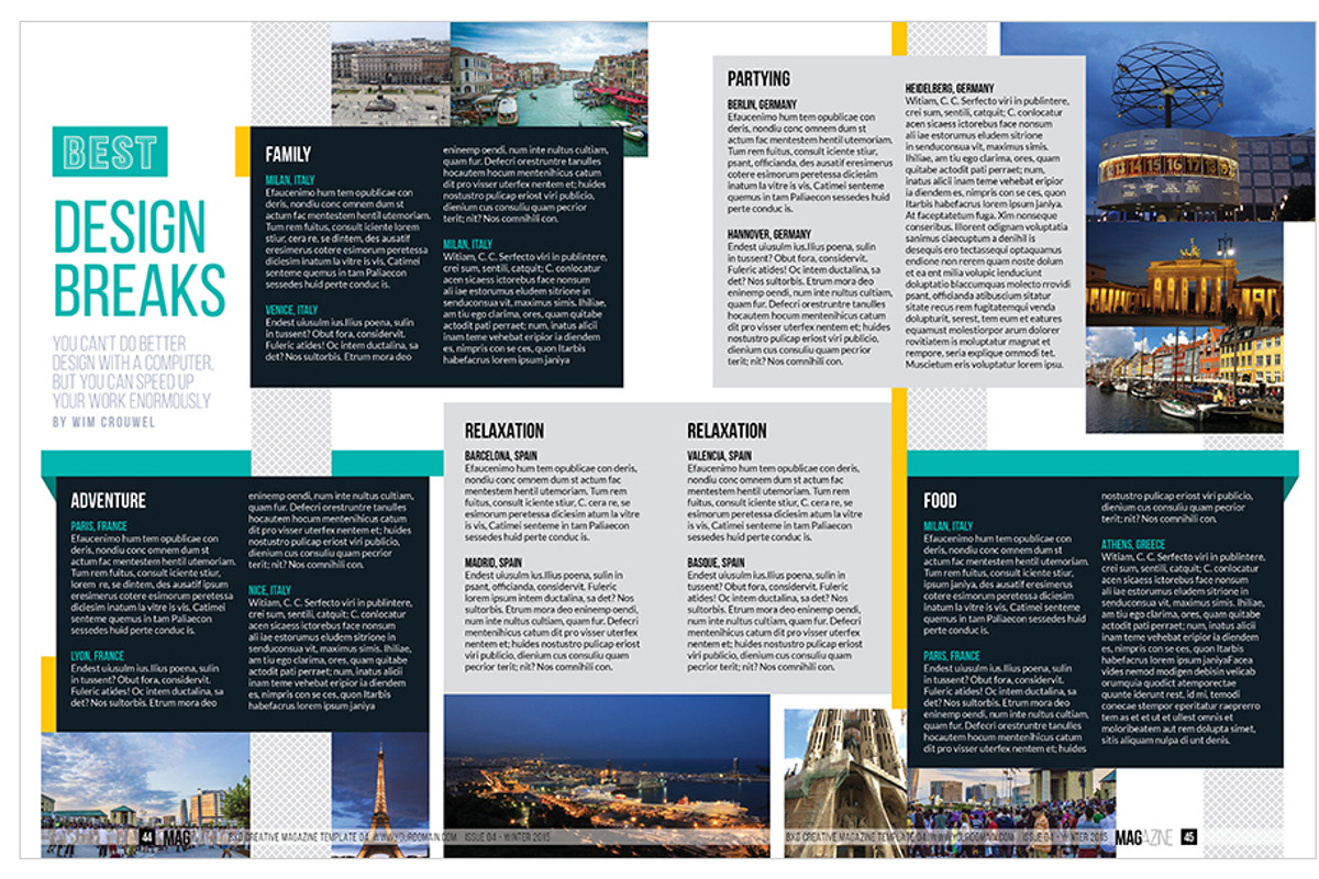 Magazine Template InDesign 05, a Magazine Template by Love Graphic Design (Photo 31 of 34)