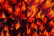 20 Seamless Fire! Fire! Patterns, a Pattern Graphic by Nordic Design (Thumbnail 6 of 9)