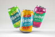 Soda Can Mockup Set, a Packaging Mockup by Deeplab (Thumbnail 17 of 17)