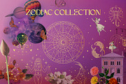 Zodiac Signs Horoscope Illustrations, a Graphic by Olya Creative (Thumbnail 1 of 37)