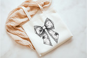 Halloween Gothic Coquette bow png, an Illustration by Watercolor design (Thumbnail 2 of 3)