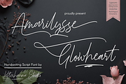 Amarilysse Glowheart Font, a Handwritten Font by Letterhanna Studio (Thumbnail 1 of 13)