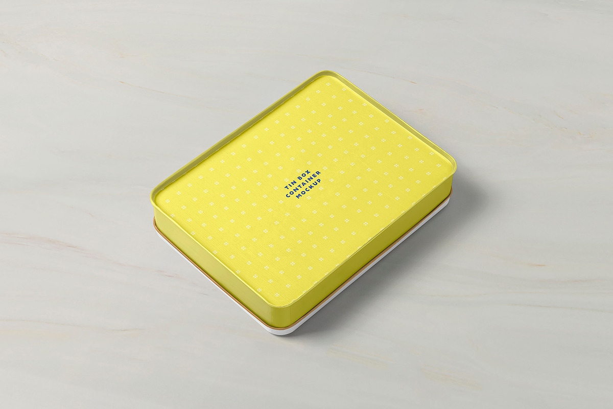 Tin Box Mockup, a Product Mockup by PixelVoyager (Photo 9 of 9)